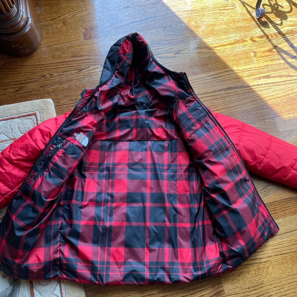 Kids Red Plaid Jacket